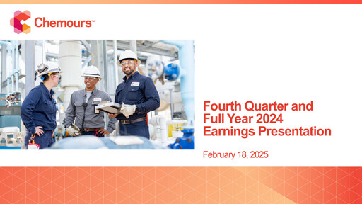 Thumbnail Chemours
 Quarterly Report 2024-q4