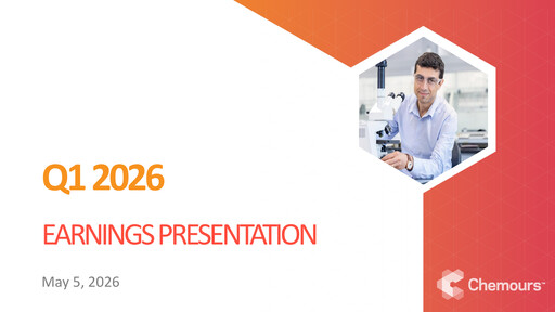 Thumbnail Chemours
 Quarterly Report 2026-q1