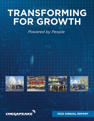 Thumbnail Chesapeake Utilities
 Annual Report 2025