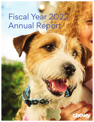 Miniature Chewy Rapport annuel 2022