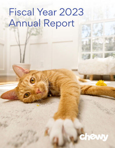 Miniature Chewy Rapport annuel 2023