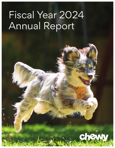 Miniature Chewy Rapport annuel 2024