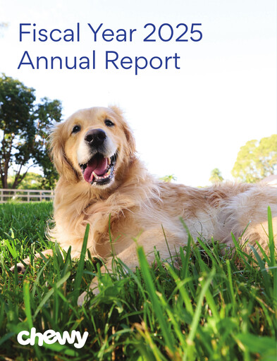 Miniature Chewy Rapport annuel 2025