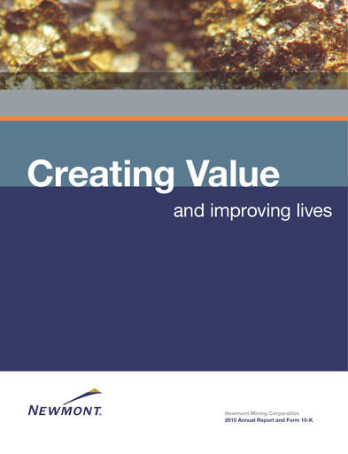 Thumbnail Newmont Annual Report 2015