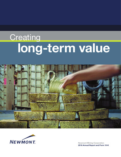 Thumbnail Newmont Annual Report 2016