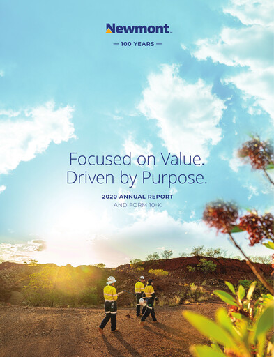 Thumbnail Newmont Annual Report 2020