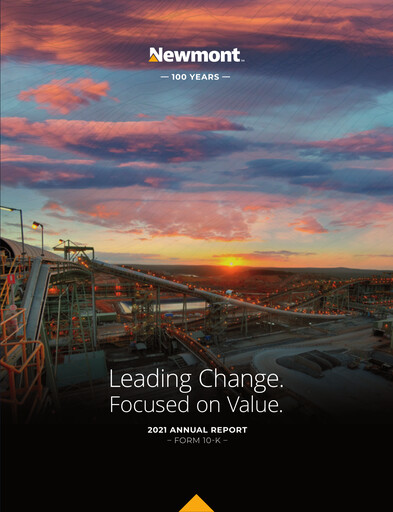 Thumbnail Newmont Annual Report 2021