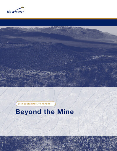 Thumbnail Newmont Sustainability Report 2017