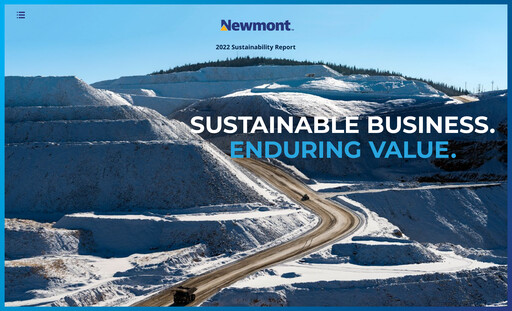 Thumbnail Newmont Sustainability Report 2022