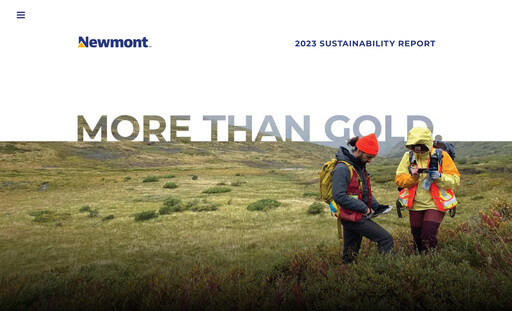 Thumbnail Newmont Sustainability Report 2023