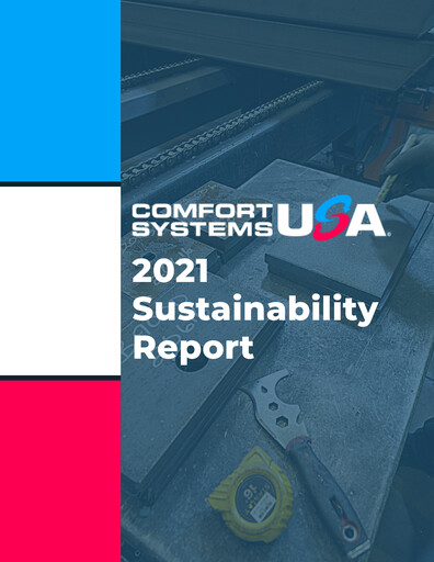 Thumbnail Comfort Systems USA Sustainability Report 2021