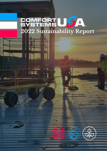 Thumbnail Comfort Systems USA Sustainability Report 2022