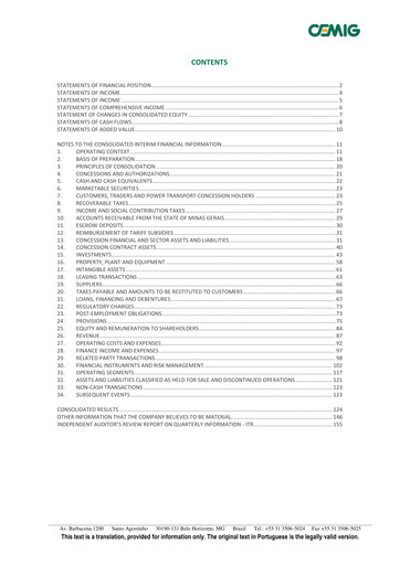 Miniature Cemig Bilan financier 2020-q3