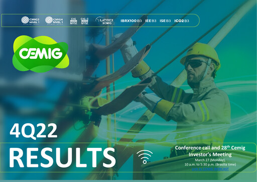Miniature Cemig Rapport trimestriel 2022-q4