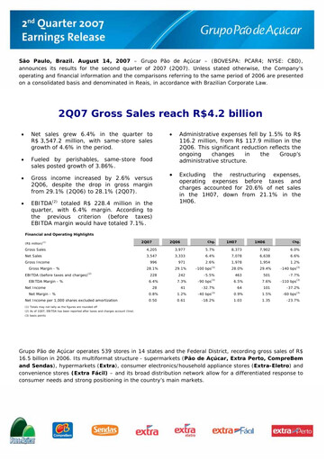 Vorschaubild GPA Quartalsbericht 2007-q2