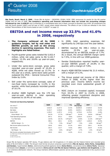 Vorschaubild GPA Quartalsbericht 2008-q4