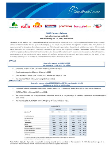 Vorschaubild GPA Quartalsbericht 2013-q1