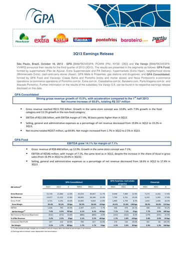 Vorschaubild GPA Quartalsbericht 2013-q3