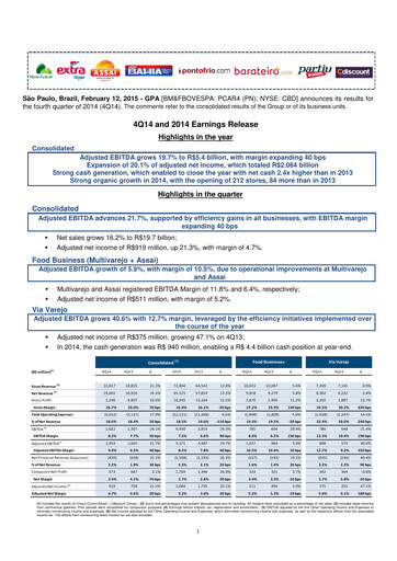 Vorschaubild GPA Quartalsbericht 2014-q4