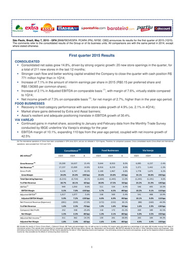 Vorschaubild GPA Quartalsbericht 2015-q1