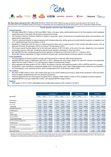 Vorschaubild GPA Quartalsbericht 2015-q4