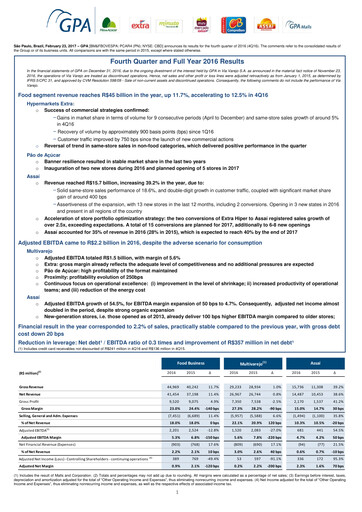 Vorschaubild GPA Quartalsbericht 2016-q4