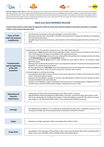 Vorschaubild GPA Quartalsbericht 2019-q4