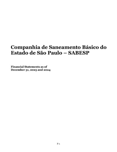 Thumbnail Sabesp Financial Statement 2025
