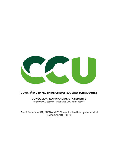 Thumbnail Compañía Cervecerías Unidas Financial Statement 2023