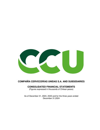 Thumbnail Compañía Cervecerías Unidas Financial Statement 2024