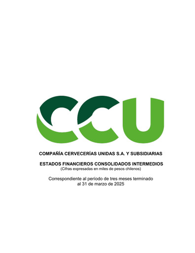 Thumbnail Compañía Cervecerías Unidas Financial Statement 2025-q1