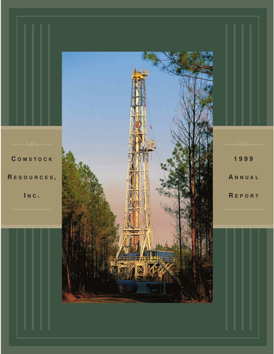 Thumbnail Comstock Resources Annual Report 1999