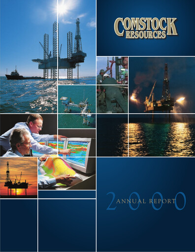 Thumbnail Comstock Resources Annual Report 2000