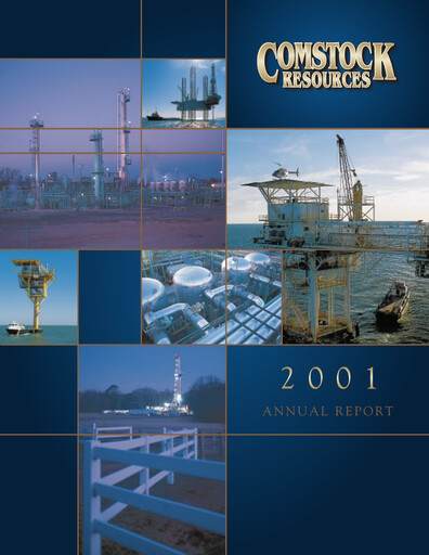 Thumbnail Comstock Resources Annual Report 2001