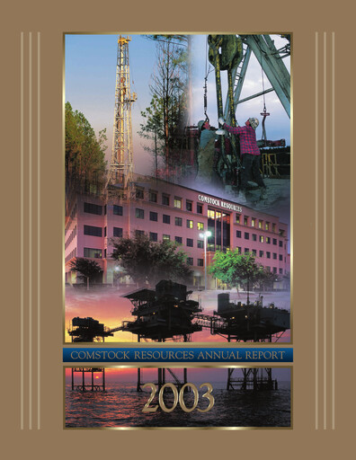 Thumbnail Comstock Resources Annual Report 2003