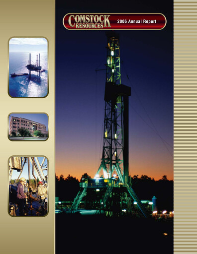 Thumbnail Comstock Resources Annual Report 2006