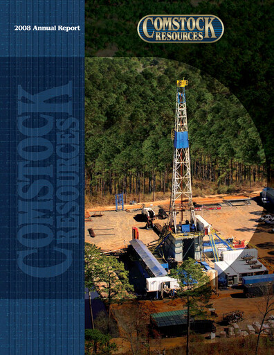 Thumbnail Comstock Resources Annual Report 2008