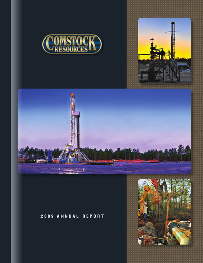 Thumbnail Comstock Resources Annual Report 2009
