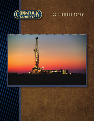 Thumbnail Comstock Resources Annual Report 2012