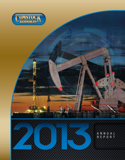 Thumbnail Comstock Resources Annual Report 2013