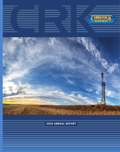 Thumbnail Comstock Resources Annual Report 2020