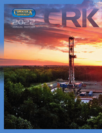 Thumbnail Comstock Resources Annual Report 2022