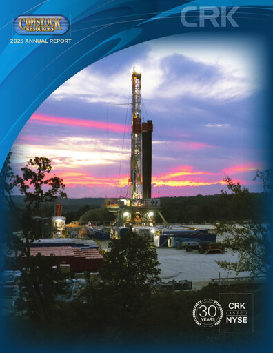 Thumbnail Comstock Resources Annual Report 2025