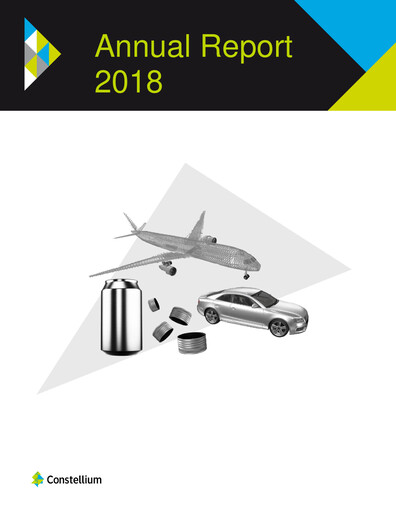 Thumbnail Constellium
 Annual Report 2018