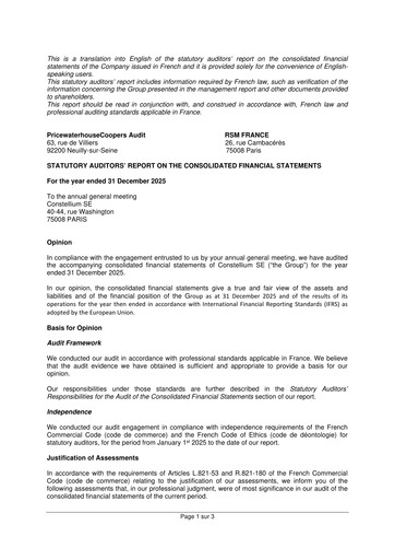Miniature Constellium
 Bilan financier 2025
