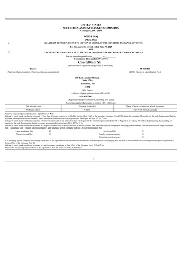 Thumbnail Constellium
 Quarterly Report 2025-q2