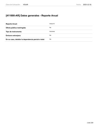 Thumbnail Volaris
 Annual Report 2025