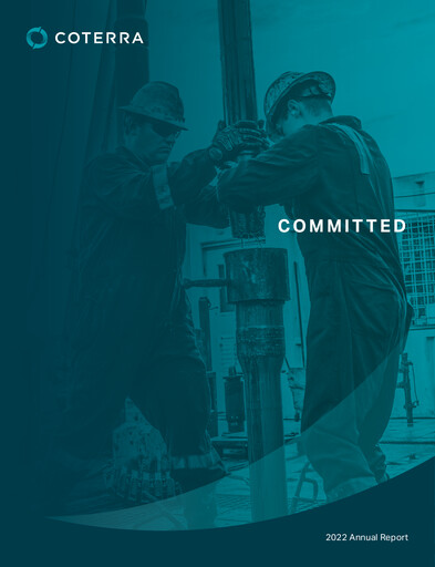 Thumbnail Coterra Energy Annual Report 2022