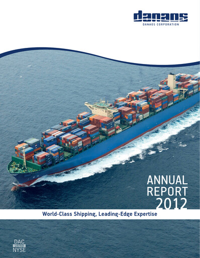 Thumbnail Danaos Annual Report 2012