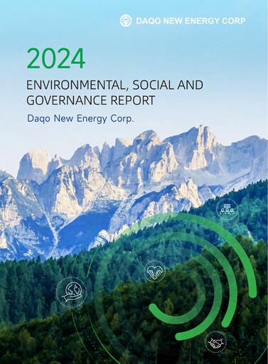 Thumbnail Daqo New Energy ESG Report 2024